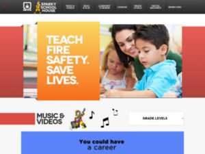 Fire Safety for Teahers website image