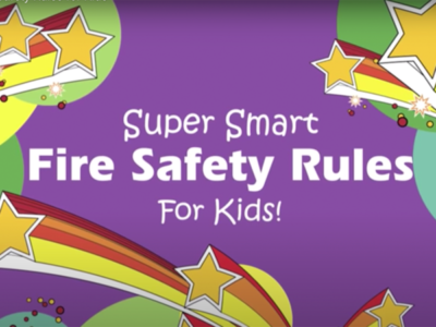 Banner for Super Smart Fire Safety Rules